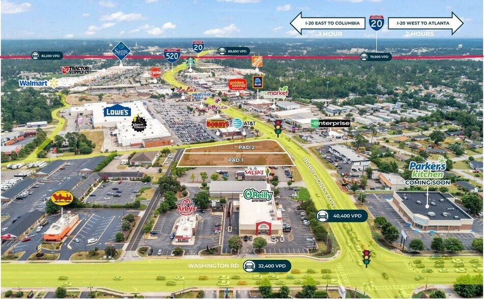 More Photos Of 210 Bobby Jones Expy, Augusta Land For Lease