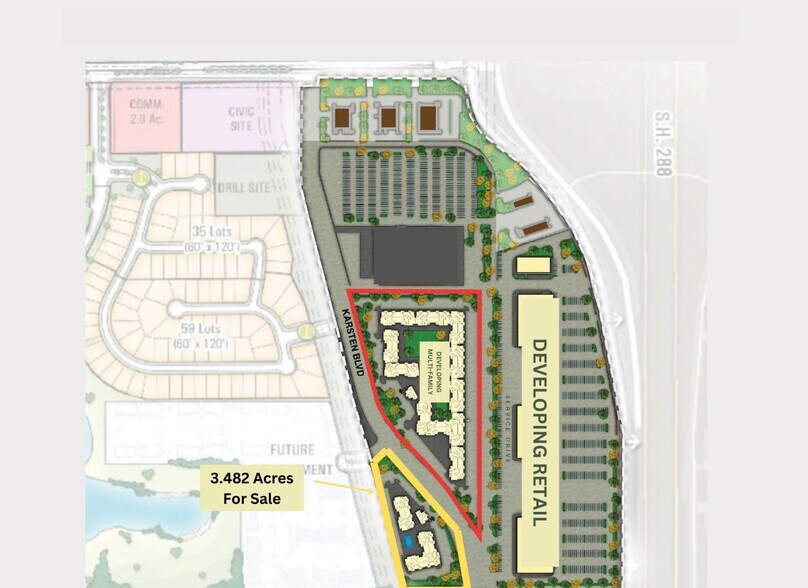More Photos Of CHM9+3GX, Iowa Colony Land For Sale
