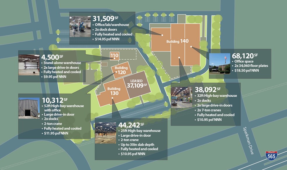 More Photos Of 110 Sparkman NW Dr, Huntsville Industrial For Sale