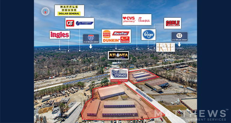 More Photos Of 1516 Municipal Pky, Douglasville Self Storage For Sale