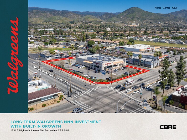 Primary Photo Of 1634 E Highland Ave, San Bernardino Drugstore For Sale