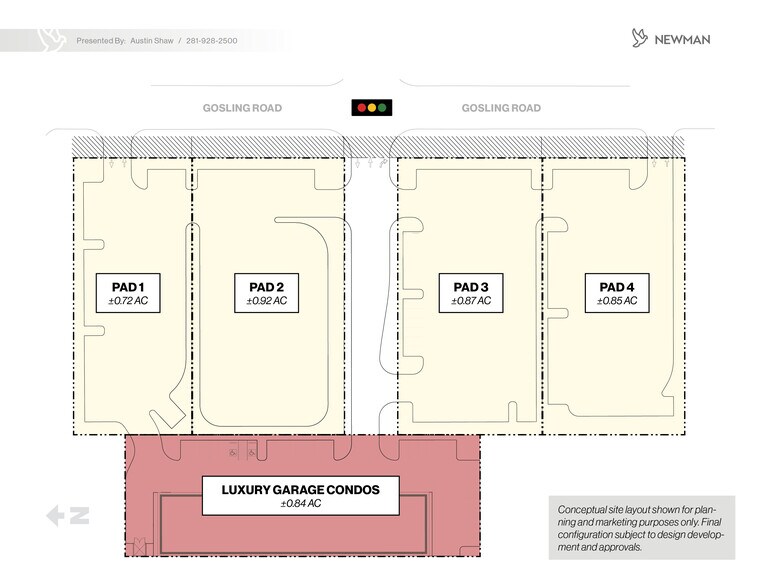 More Photos Of Gosling Rd @ W Rayford Rd, Spring Land For Lease