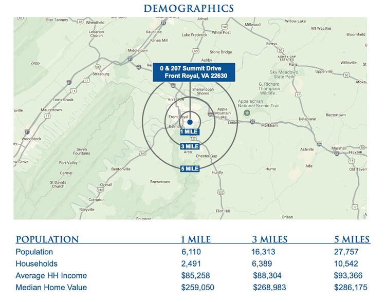 More Photos Of 0 & 207 Summit Dr, Front Royal Land For Sale