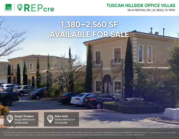Primary Photo Of 154 N Festival Dr, El Paso Medical For Sale