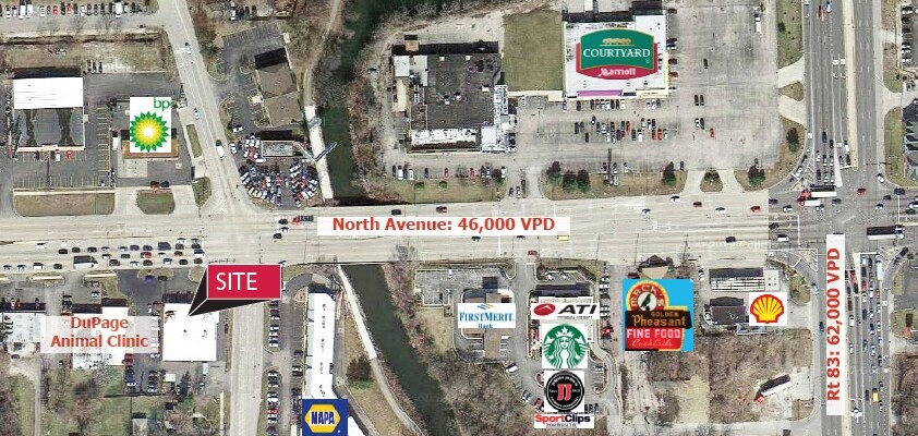 More Photos Of 379-383 E North Ave, Villa Park Freestanding For Lease