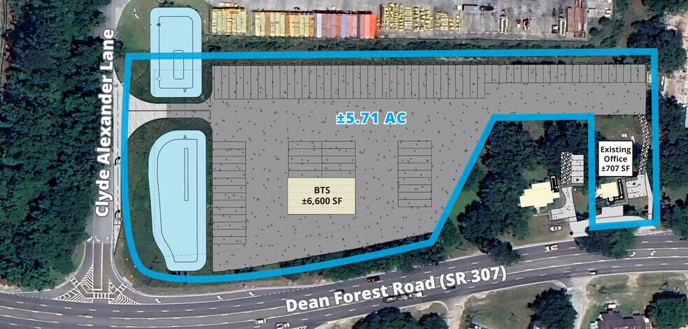 Primary Photo Of 50 Clyde Alexander Lane, Pooler Land For Lease