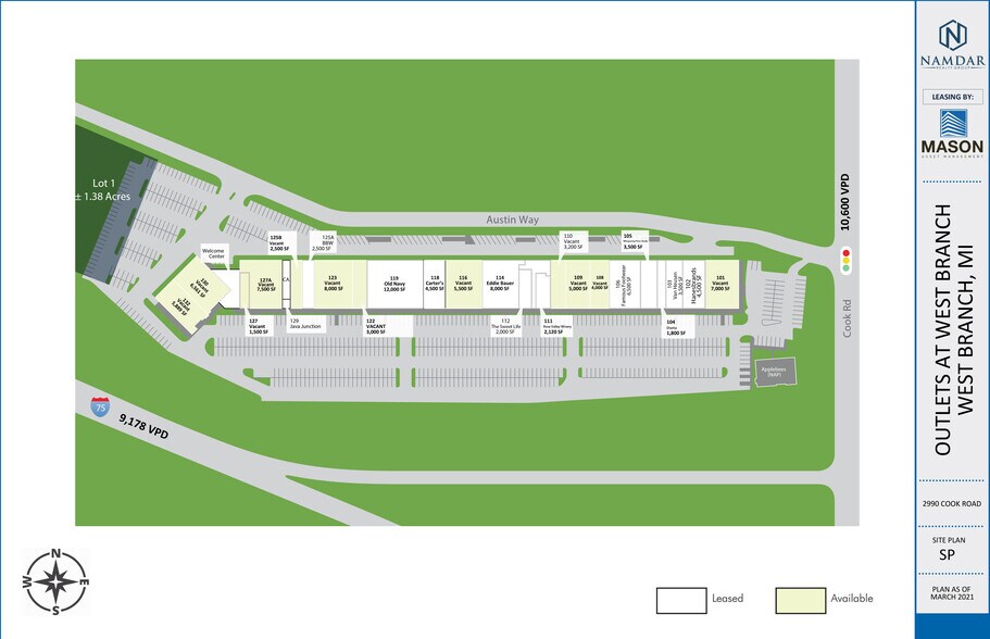 More Photos Of 2990 Cook Rd, West Branch General Retail For Lease