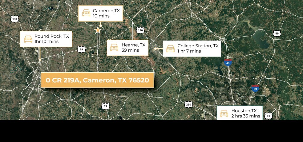 More Photos Of SEQ CR 219A & FM 1600, Cameron Land For Sale