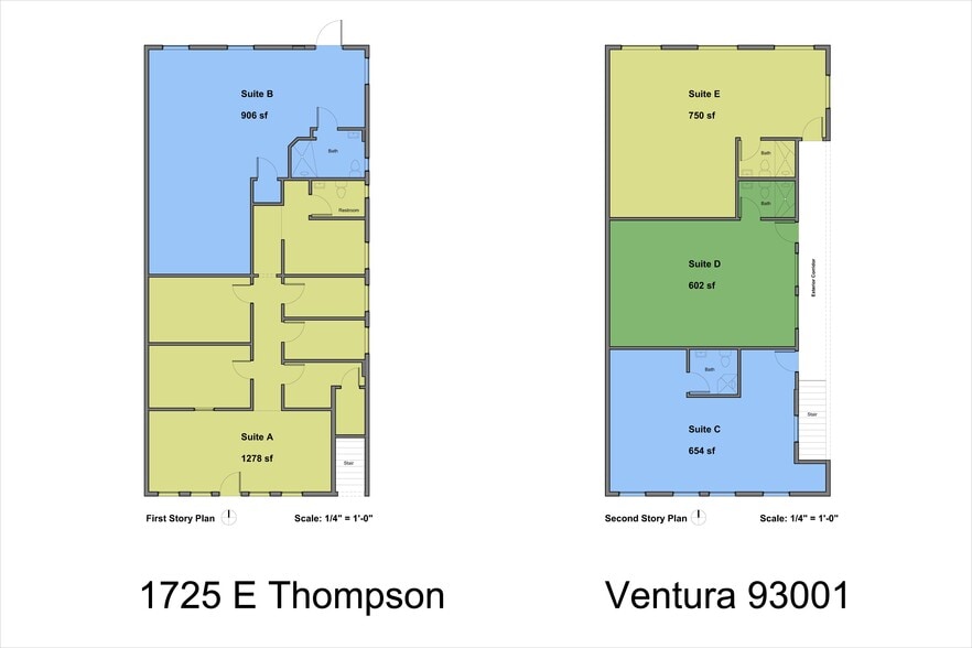More Photos Of 1725 E Thompson Blvd, Ventura Office For Lease