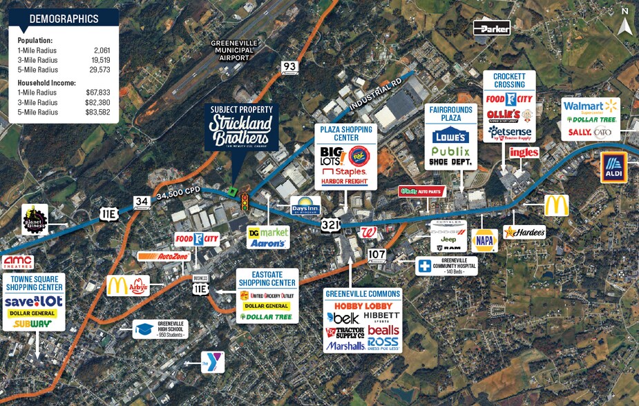 More Photos Of 635 E Andrew Johnson Hwy, Greeneville General Retail For Sale