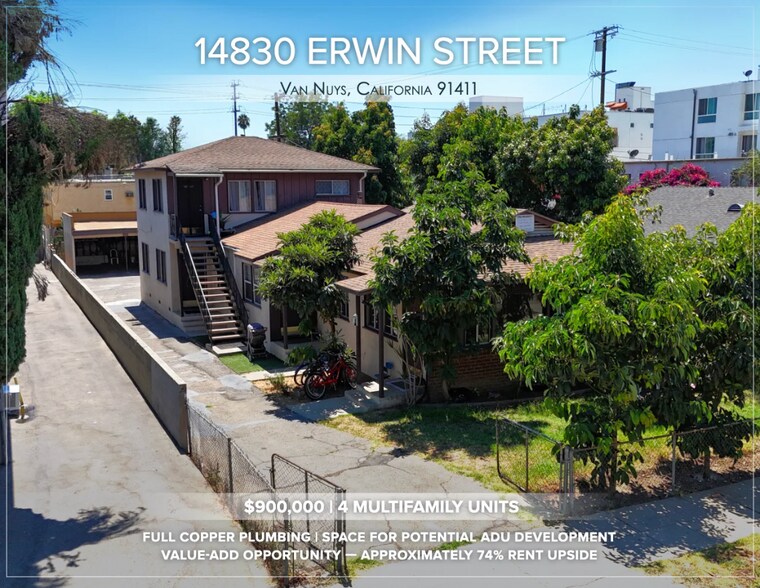 Primary Photo Of 14830 Erwin St, Van Nuys Apartments For Sale
