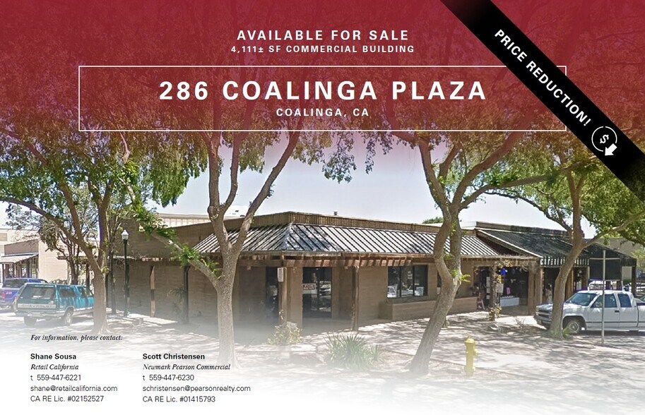 Primary Photo Of 286 Coalinga Plz, Coalinga General Retail For Sale