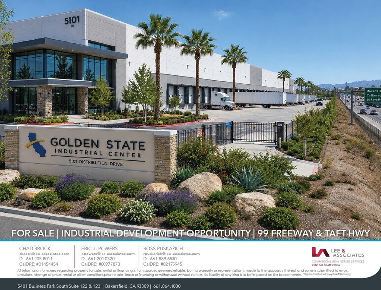 Primary Photo Of 99 Freeway & Taft Highway, Bakersfield Land For Sale