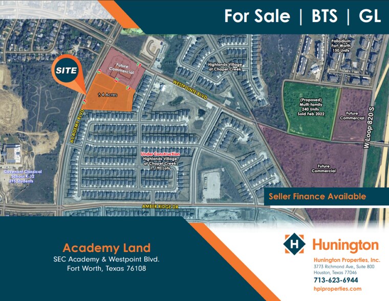 Primary Photo Of SEC of Academy & Westpoint Blvd, Fort Worth Land For Lease