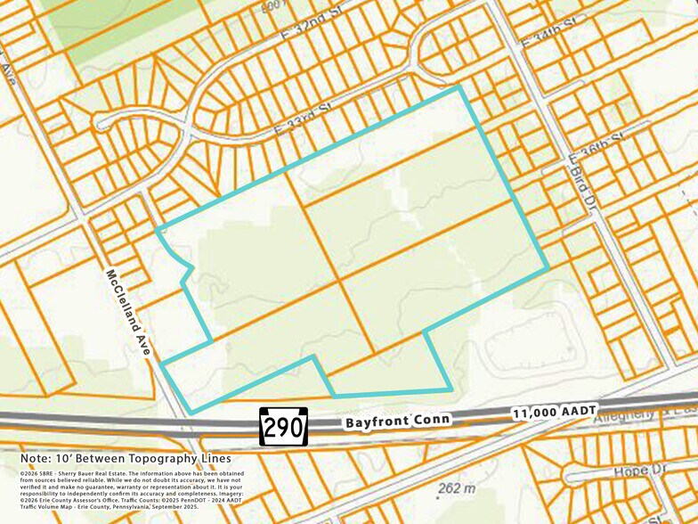 More Photos Of Bayfront Connector At McClelland Avenue, Erie Land For Sale
