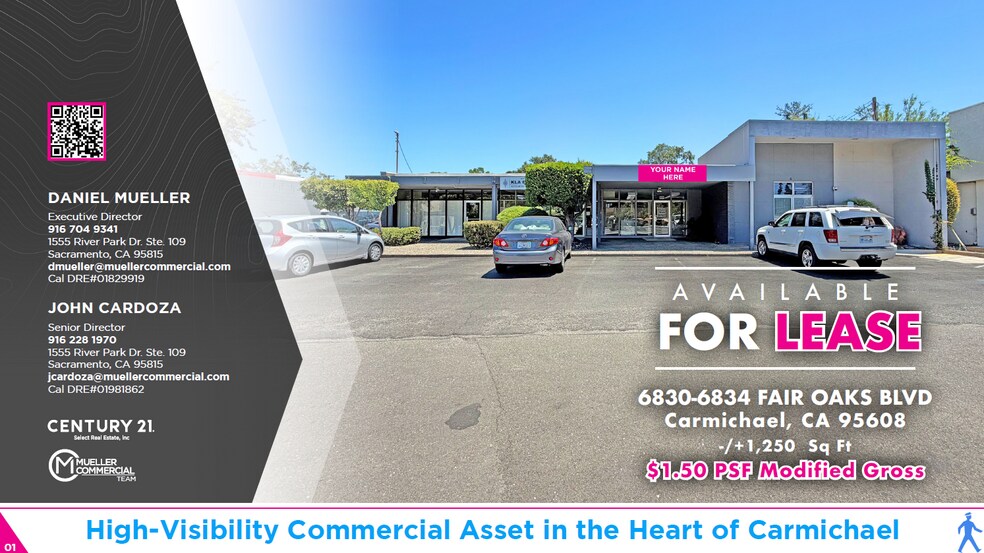 Primary Photo Of 6830-6834 Fair Oaks Blvd, Carmichael Office For Lease