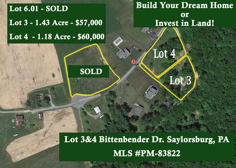 Primary Photo Of RR 5 Bittenbender Dr @ Russell Dr, Saylorsburg Land For Sale