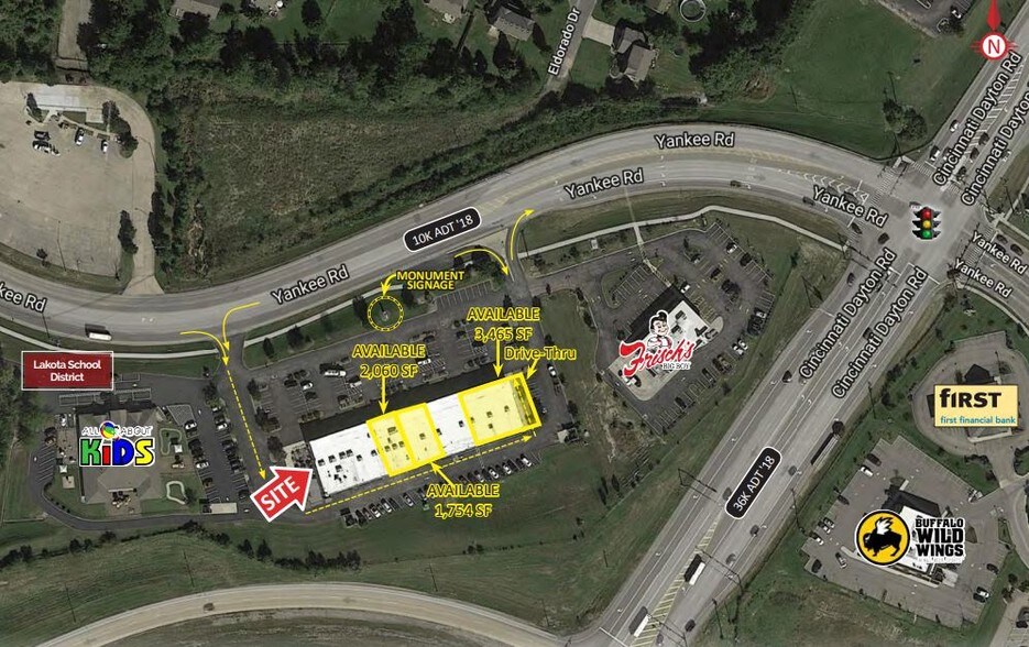More Photos Of 7027-7051 Yankee Rd, Liberty Township Freestanding For Lease