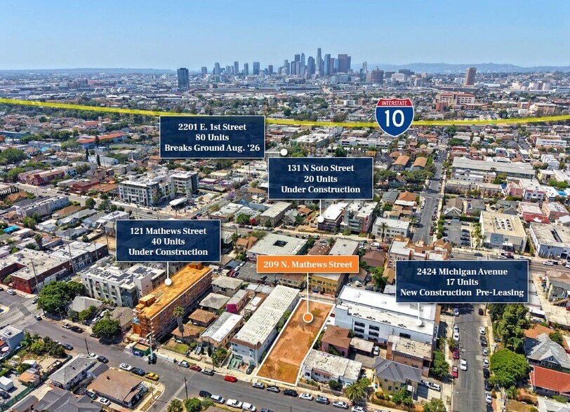 More Photos Of 209 N Mathews St, Los Angeles Land For Sale