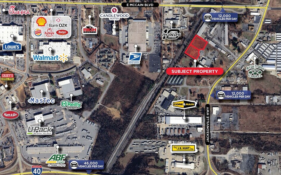More Photos Of Industrial Center Dr, North Little Rock Land For Sale