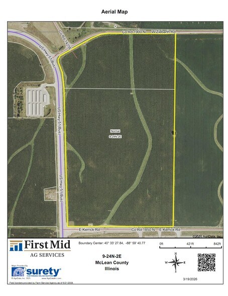 More Photos Of 2650 Main Street, Normal Land For Sale