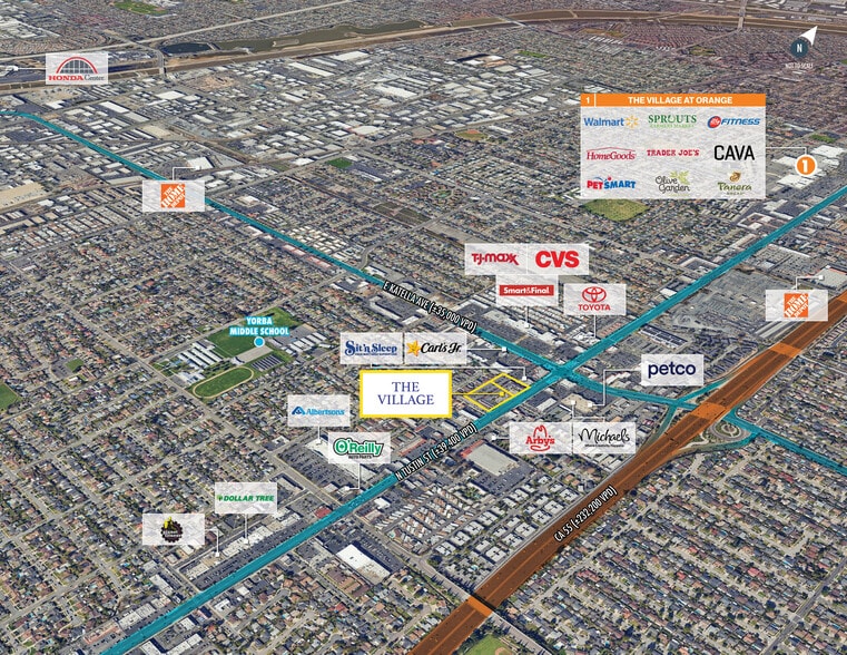 More Photos Of 1140-1232 N Tustin St, Orange Storefront For Sale