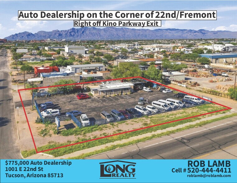 Primary Photo Of 1001 E 22nd St, Tucson Auto Dealership For Sale