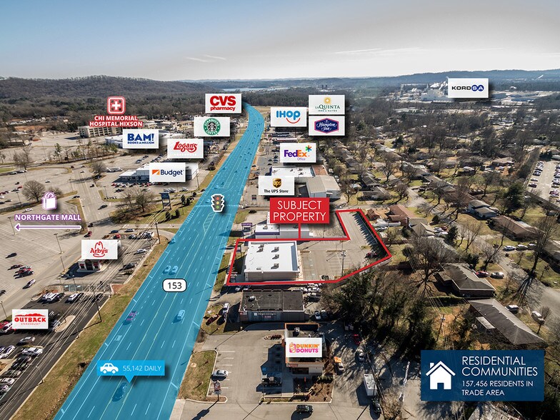 More Photos Of 5307 Highway 153, Hixson Freestanding For Lease