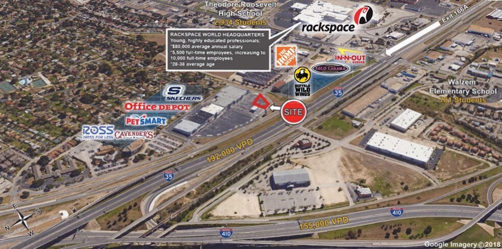 More Photos Of I 35 @ Fourwinds Dr, San Antonio Land For Lease