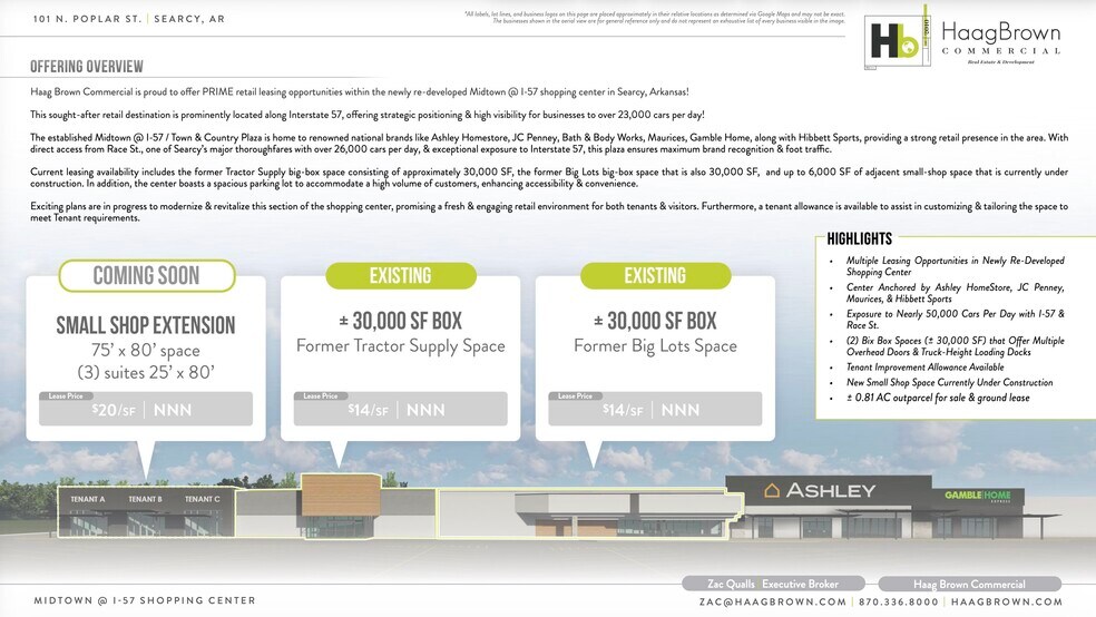 More Photos Of 101 N Poplar St, Searcy Storefront For Sale