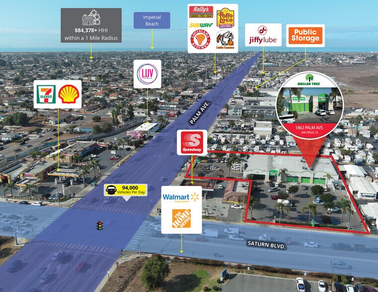 More Photos Of 1862 Palm Ave, San Diego Freestanding For Sale