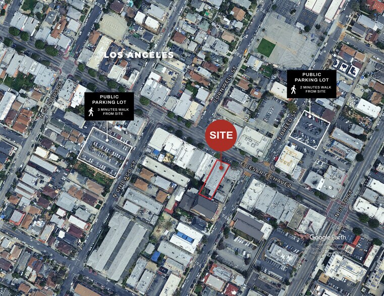 More Photos Of 2228-2232 E Cesar E Chavez Ave, Los Angeles Freestanding For Lease