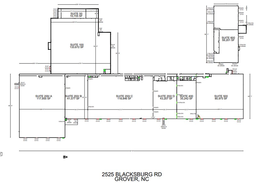 More Photos Of 2525 Blacksburg Rd, Grover Warehouse For Lease