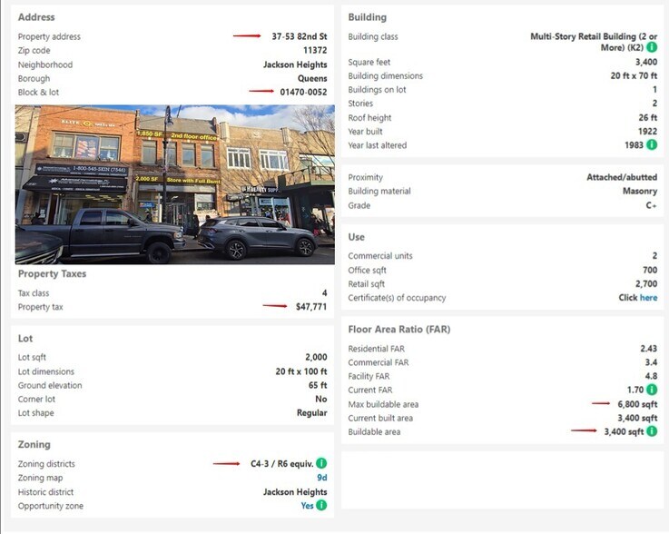 More Photos Of 3753 82nd St, Jackson Heights Storefront Retail Office For Sale