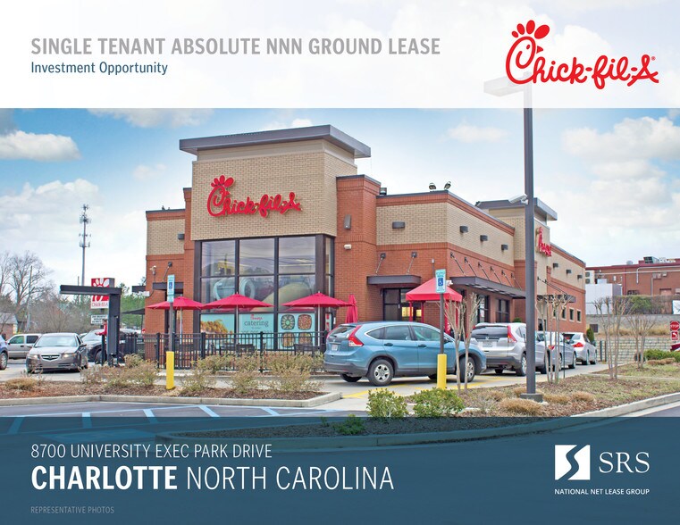 Primary Photo Of 8648 Jw Clay Blvd, Charlotte Fast Food For Sale