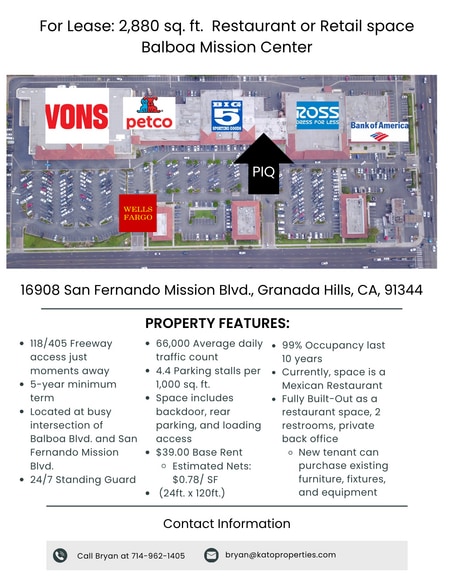 More Photos Of 16930 San Fernando Mission Blvd, Granada Hills Unknown For Lease