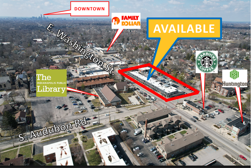 More Photos Of 5614-5648 E Washington St, Indianapolis Storefront For Lease