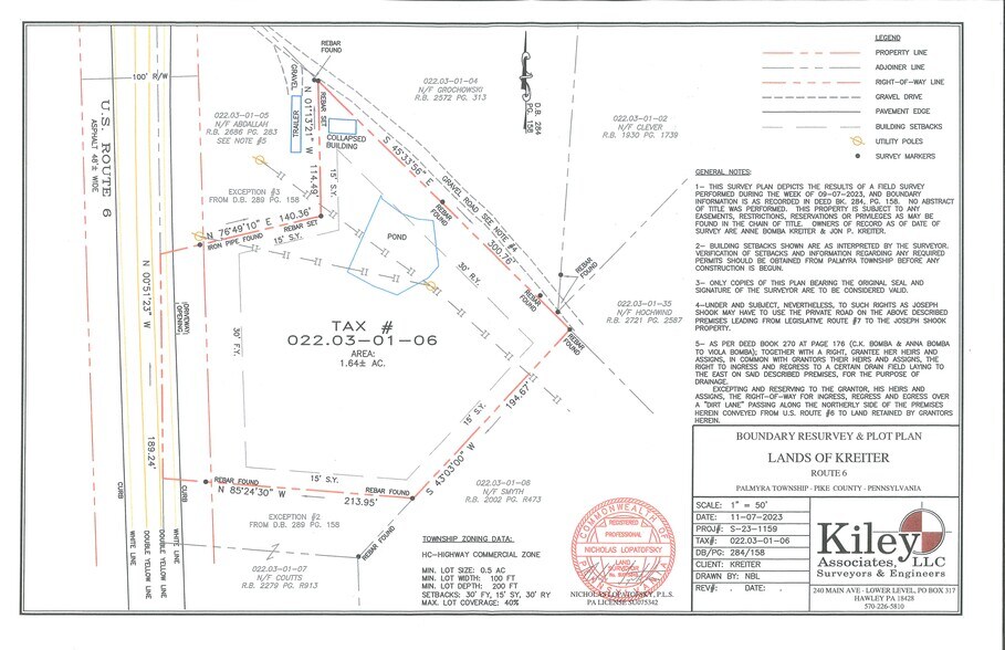 More Photos Of 2579 U.S. 6, Hawley Land For Sale