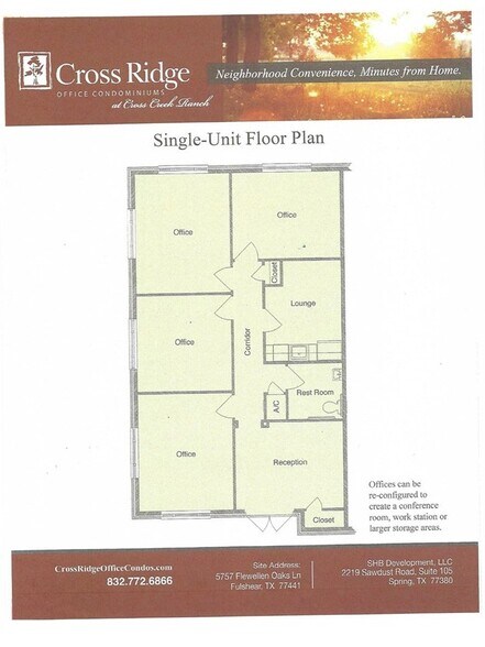 More Photos Of 5757 Flewellen Oaks Ln, Fulshear Office For Lease