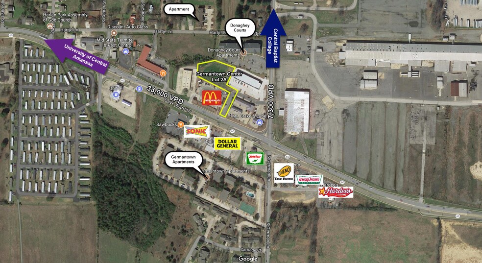 More Photos Of 1400 Dave Ward Dr, Conway Land For Sale