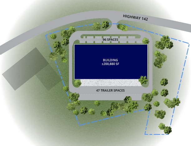 More Photos Of 14053 Industrial Park Blvd, Covington Warehouse For Lease