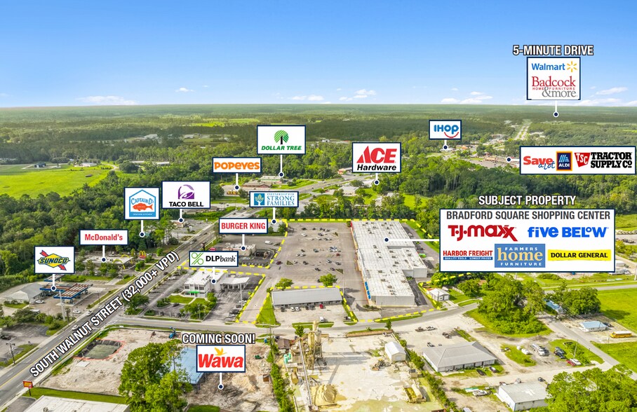 More Photos Of 801-840 S Walnut St, Starke General Retail For Sale