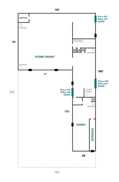 More Photos Of 532 NW 3rd St, Corvallis Freestanding For Lease