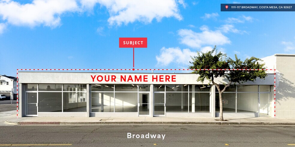 More Photos Of 111-117 Broadway, Costa Mesa Storefront For Lease