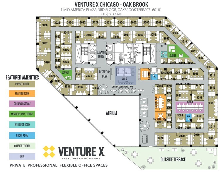 More Photos Of 1 Mid America Plz, Oakbrook Terrace Office For Lease