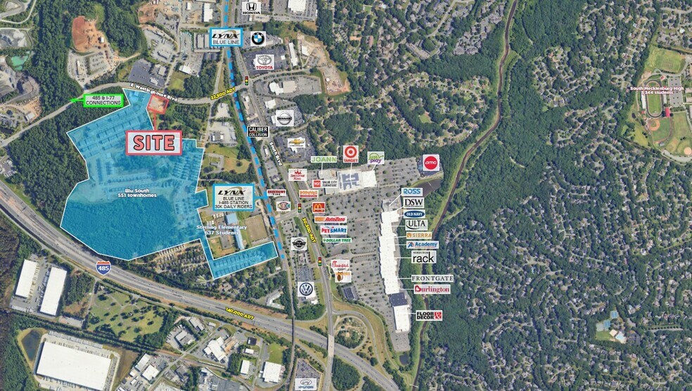 More Photos Of 920 Blu Central rd, Pineville Land For Lease