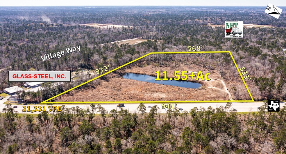 More Photos Of 18450 FM 1314, Conroe Land For Sale