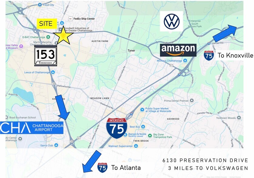 More Photos Of 6130 Preservation Dr, Chattanooga Light Distribution For Sale