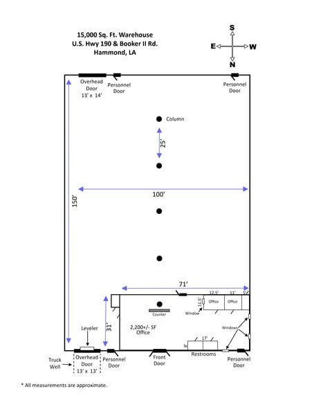 More Photos Of 19146 Highway 190 E, Hammond Warehouse For Lease