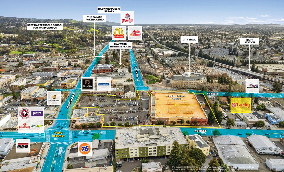 More Photos Of 22555 Mission Blvd, Hayward Supermarket For Sale
